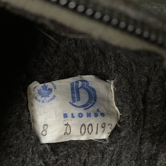 Blondo Men's Black Leather Wool-Lined Insulated Zip Mid Winter Boots Sz M8 - Picture 11 of 11